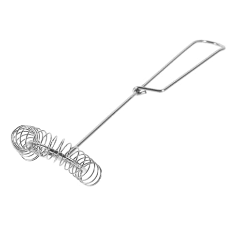 Ipetboom Spiralbesen Handmixer Manuelles Rührwerkzeug zum Schnellen Eier Robustes Design Leicht zu Reinigen für Zuhause oder Camping von Ipetboom