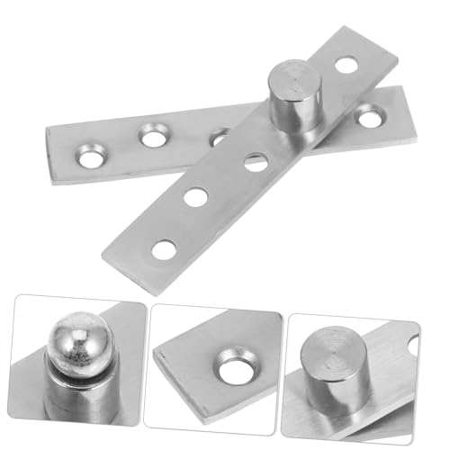 Ipetboom Stabile Edelstahl Scharniere Schwerlast Drehbar Verdeckte Türscharniere für Schranktüren Mittelgroß Präzise Verarbeitung und Einfache Montage von Ipetboom