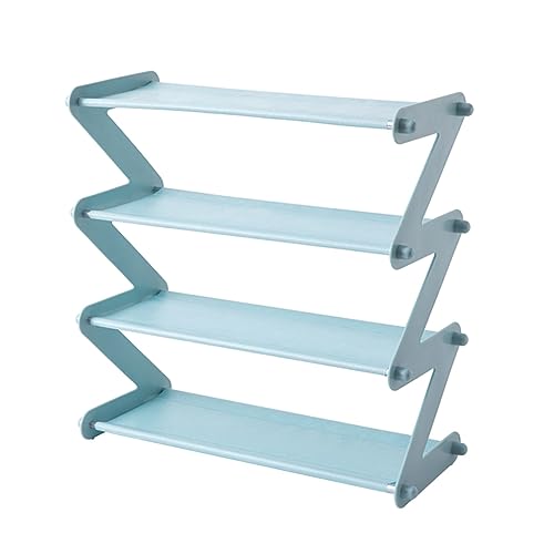 Ipetboom 4stufen Regal Für Schuhe Edelstahl Und Vliesstoff Schuhorganizer Für Zuhause Schuhaufbewahrung Für Pumps Sandalen Und Sneakers Platzsparendes Schuhregal von Ipetboom