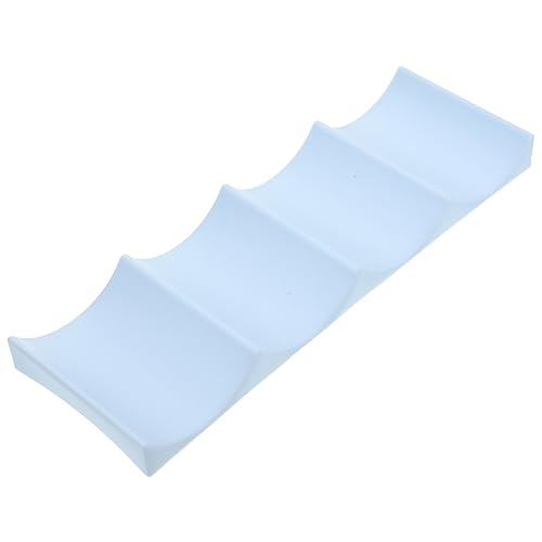 Ipetboom Stapelbares Weinregal aus Kunststoff Praktischer Flaschenhalter für Kühlschrank und Schrank Sichert Flaschen rutschfeste Matte Geeignet für Flaschen und Dosen Zufällige Farbe von Ipetboom