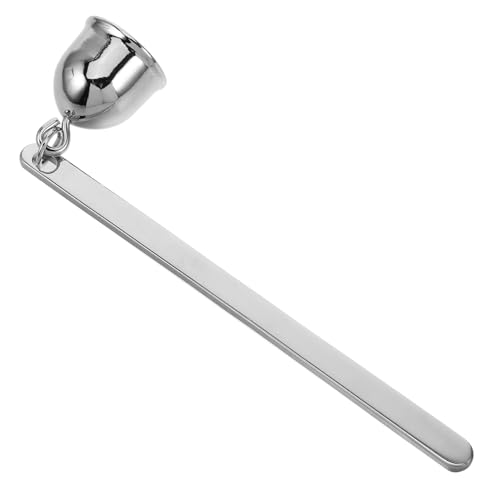 Ipetboom Stilvoller Kerzenlöscher aus Rostfreiem Edelstahl mit Langem Griff Vintage Kerzenzubehör für Zuhause Vielseitig Einsetzbar zur Sicheren Flammenlöschung und Eleganter von Ipetboom