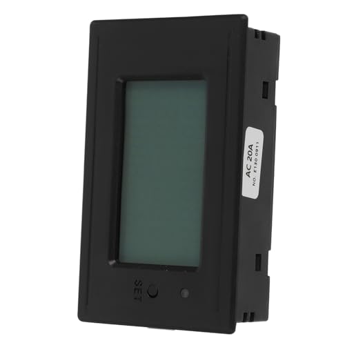 Ipetboom Stromverbrauchs Messgerät mit LCD Display Präziser Heim Energiezähler für AC Spannungs Stromüberwachung Einfache Installation für Haushaltsgeräte von Ipetboom