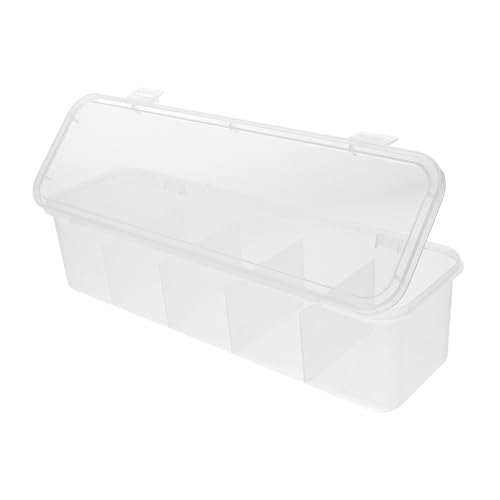 Ipetboom Teebeutel Aufbewahrungsbox mit Deckel Widerstandsfähiger Organizer für Tee Zuckerbeutel Vielseitige Mehrfachfächer Stilvolles Design für Zuhause Restaurant und Hotel von Ipetboom