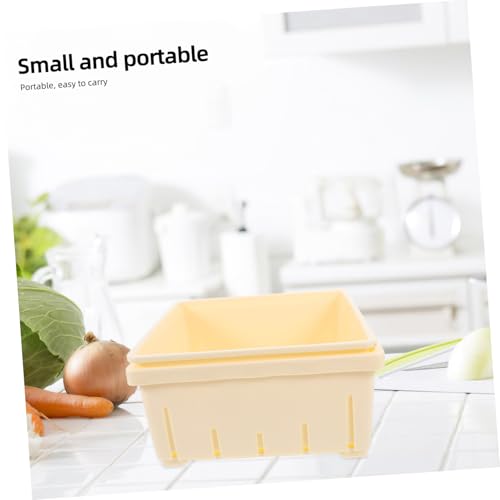 Ipetboom Tofu Form aus Sicherem Kunststoff Vielseitig für DIY Tofu Käse und Verschieden Praktische Wiederverwendbare Tofupresse für Einfache Hausgemachte Zubereitung Küche Ipetboom Tofu Form aus Sicherem Kunststoff Vielseitig für DIY Tofu Käse und Verschieden Praktische Wiederverwendbare Tofupresse für Einfache Hausgemachte Zubereitung Küche von Ipetboom