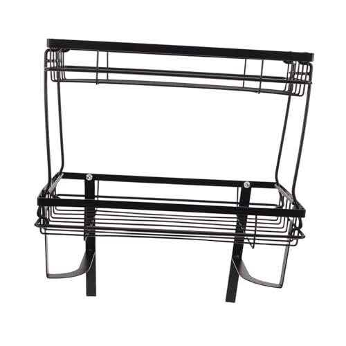 Ipetboom Toiletten-Organizer Doppelstöckig No-Drill Toilettenregal Stabil Abnehmbar Badregal Für Zuhause Hotel Und Studentenwohnheim Modernes Design Platzsparend Vielseitig Für von Ipetboom