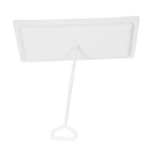 Ipetboom Toilettendeckel für Hocktoilette mit Griff Rechteckige Form Leicht Passend für Hockklos mit Belüftungslöchern zur Geruchsreduzierung Einfache Montage und Reinigung Weiß von Ipetboom