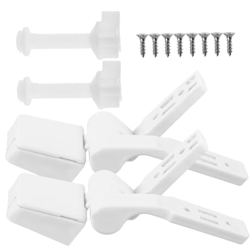 Ipetboom Toilettensitz Scharnier Ersatzteile Abs Befestigungsset mit Schrauben und Muttern Stabile Wc sitz Befestigung für Langlebige Toilette Kompatibel mit Gängigen Modellen Ipetboom Toilettensitz Scharnier Ersatzteile Abs Befestigungsset mit Schrauben und Muttern Stabile Wc sitz Befestigung für Langlebige Toilette Kompatibel mit Gängigen Modellen von Ipetboom