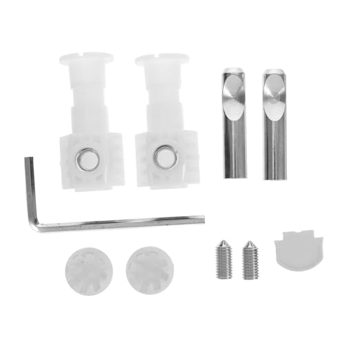 Ipetboom Toilettensitz Schrauben Weiß Befestigungsset für Wand wc Robustes Montagekit mit Nylon muttern Passend für Verschiedene Modelle Einfache Installation Langlebig und Sicher Ipetboom Toilettensitz Schrauben Weiß Befestigungsset für Wand wc Robustes Montagekit mit Nylon muttern Passend für Verschiedene Modelle Einfache Installation Langlebig und Sicher von Ipetboom