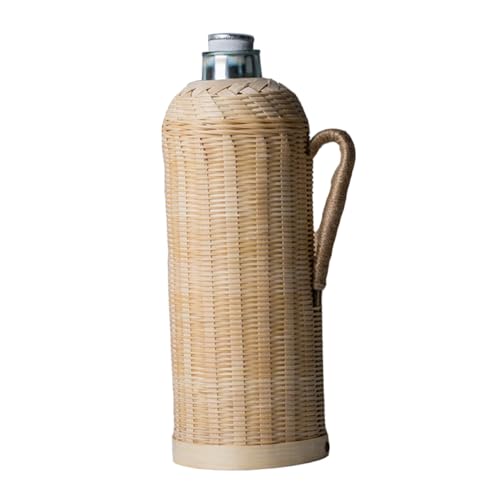 Ipetboom Traditioneller Handgefertigter Wasserkocher Wärmekanne Isolierflasche Retro Design Leicht Tragbar für Tee und Haushalt von Ipetboom