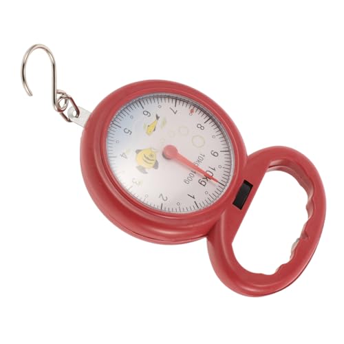 Ipetboom Tragbare Mechanische Federanzeige mit Kunststoffgriff Handliche für Gepäck und Fisch Präzise Manuelle Anzeige Kompakt und Leicht für Haushalt und Unterwegs Zufällige Farbe von Ipetboom