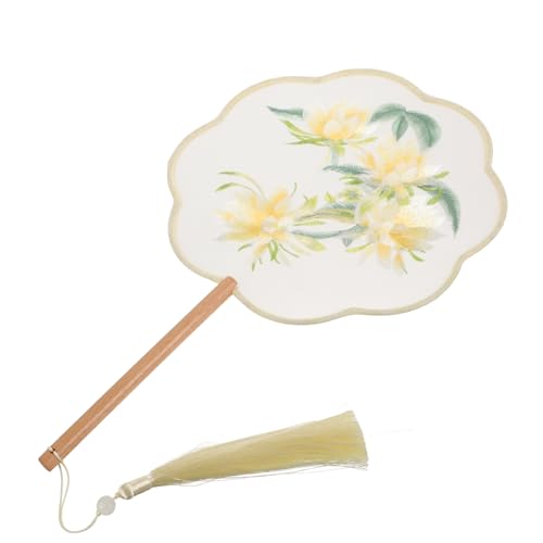 Ipetboom Tragbarer Fächer Chinesischer Stil Handfächer mit Stickerei Sommerfächer für Damen Dekorativer Vintage Fächer Leicht und Tragbar Ipetboom Tragbarer Fächer Chinesischer Stil Handfächer mit Stickerei Sommerfächer für Damen Dekorativer Vintage Fächer Leicht und Tragbar von Ipetboom