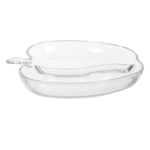 Ipetboom Transparente Glas-schale in Apfelform Geteilter Obst Snackteller Stilvolle Candy Dish Weihnachtliches Serviergeschirr für Festliche Dekoration und Home Party Ipetboom Transparente Glas-schale in Apfelform Geteilter Obst Snackteller Stilvolle Candy Dish Weihnachtliches Serviergeschirr für Festliche Dekoration und Home Party von Ipetboom