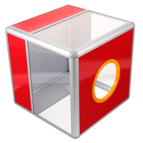 Ipetboom Transparente Raffle Box mit Aluminiumrahmen Kompakte Spenden und Lotteriebox Quadratischer Halbtransparenter Losbehälter Robust Leicht und Vielseitig für und Veranstaltungen Ipetboom Transparente Raffle Box mit Aluminiumrahmen Kompakte Spenden und Lotteriebox Quadratischer Halbtransparenter Losbehälter Robust Leicht und Vielseitig für und Veranstaltungen von Ipetboom