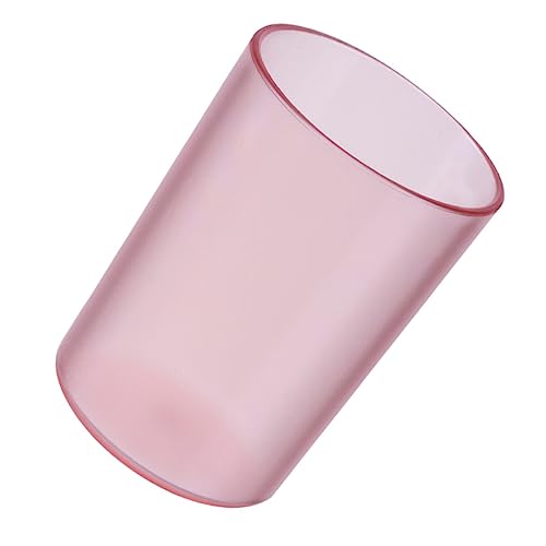 Ipetboom Transparenter Badezimmer Wassermug Robuster Zahnputzbecher Eleganter Trinkbecher für Erwachsene und Modischer Glatter Design Waschbecher Vielseitig Verwendbar von Ipetboom