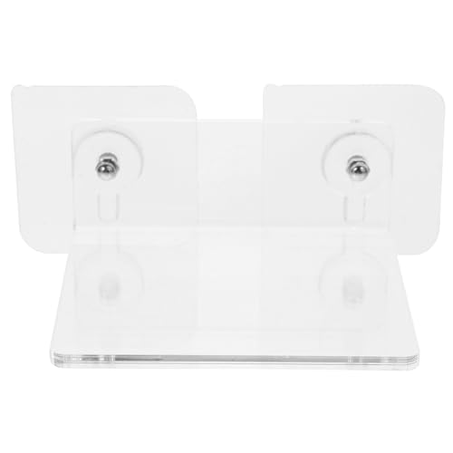Ipetboom Transparentes Wandregal Ohne Bohren Badezimmer Organizer Schwebendes Regal Stauraum für Shampoo Kosmetik Flaschen Multifunktionale Ablage für Küche Schlafzimmer Wohnzimmer von Ipetboom