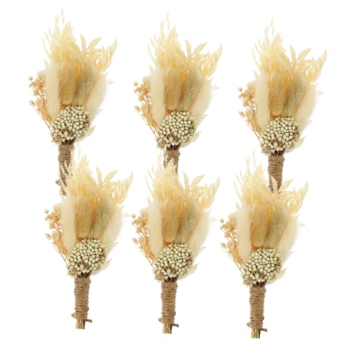 Ipetboom Trockenblumen Sträuße Natürliche Deko für Vasen Arrangement Rustikal Vielseitig für Zuhause Hochzeit Party Corsage Geeignet von Ipetboom