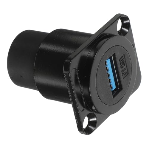 Ipetboom USB Panel Mount Adapter USB Buchse Gehäuse Einbaubuchse Hochgeschwindigkeits Übertragung Reinforced Gehäuse für PC Geräte von Ipetboom