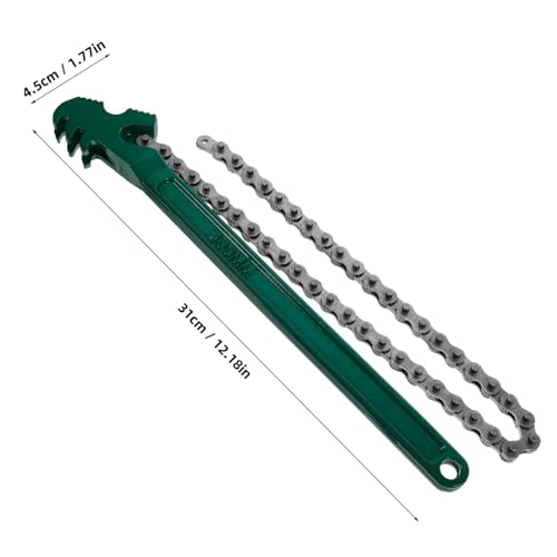 Ipetboom Verstellbarer Kettenölfilterschlüssel mit Rutschfestem Griff Langlebiger Rohr Wasserfilter schraubenschlüssel für Auto Sanitärreparatur Professionelles Handwerkzeug von Ipetboom