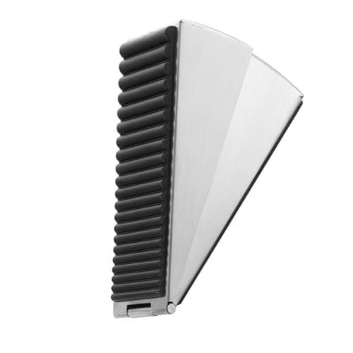 Ipetboom Verstellbarer Türkeil aus Edelstahl mit Federmechanismus Höhe Robuster Türstopper für Schwere Innentüren Schützt vor Wind und Stößen Sicherer Türhalter von Ipetboom