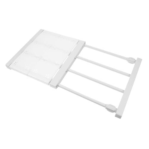 Ipetboom Verstellbares Ausziehbares Kleiderschrank Regal Robustes Leichtes Teleskop Organizer Regal für Schrank Garderobe Schuhschrank Vielseitig Nutzbar für Schlafzimmer Küche Bad Breit von Ipetboom