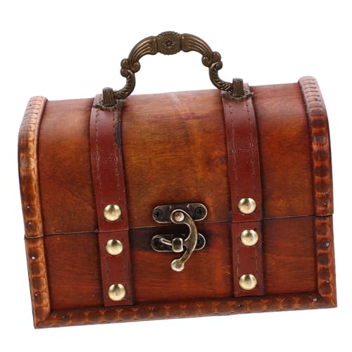 Ipetboom Vintage Holz Schmuckbox mit Schloss Vielseitige Schmuck Aufbewahrungsbox für Ringe Armbänder Halsketten Retro Schatztruhe für Zuhause Schlafzimmer und Geschenk Ipetboom Vintage Holz Schmuckbox mit Schloss Vielseitige Schmuck Aufbewahrungsbox für Ringe Armbänder Halsketten Retro Schatztruhe für Zuhause Schlafzimmer und Geschenk von Ipetboom