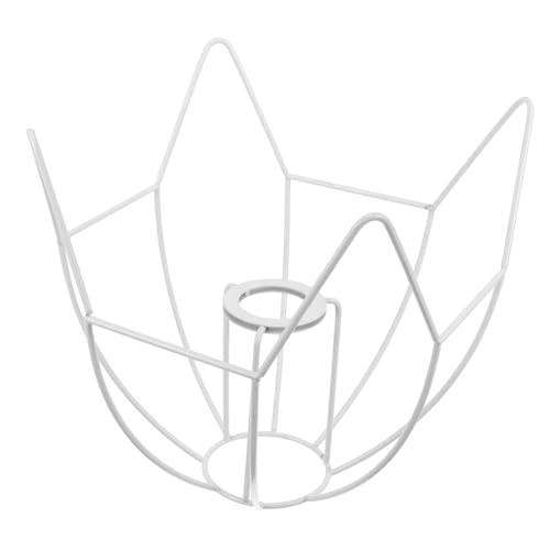 Ipetboom Vintage Lampenschirmgestell aus Robustem Stahl DIY Lampenrahmen mit Fassung Vielseitig Einsetzbar für Tisch Deckenlampen Einfache Montage für Zuhause und Hotel von Ipetboom