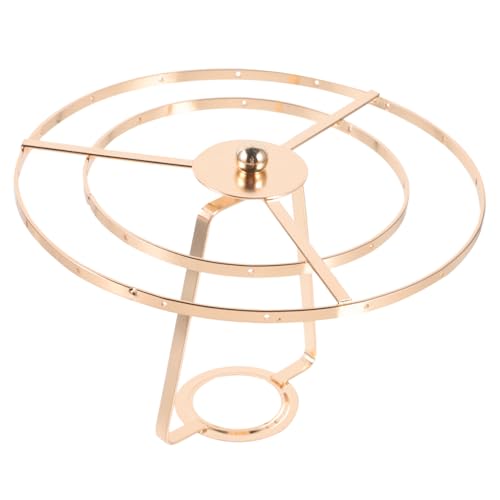 Ipetboom Vintage Lampenschirmhalter aus Robustem Metall Lampenfassung DIY Zubehör für Tisch Stehlampen Stabiler Lampenschirmrahmen Geeignet für Wohn Büro Gastronomiebereiche von Ipetboom