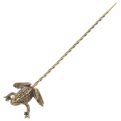 Ipetboom Vintage Messing Tee Nadel für Teezeremonie Multifunktionaler Antiker Haarpin und Teezubehör Handgefertigt zum Entstopfen von Teekannen Dekorativer Haarschmuck von Ipetboom