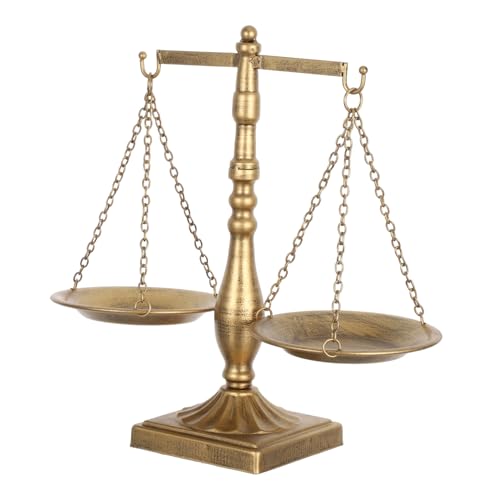 Ipetboom Vintage Skulptur Schmucktablett Dekorativer Schmuckständer aus Robustem Funktionaler Balance Waagenständer für Schmuck Kleinwaren Vielseitige Retro-deko für Zuhause von Ipetboom