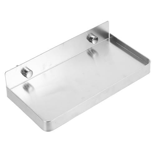 Ipetboom Wand Handyhalterung Badezimmer Wandregal ohne Bohren Metall Schwebendes Regal Kleine Ablage für Telefon Platzsparend Modern Robust von Ipetboom