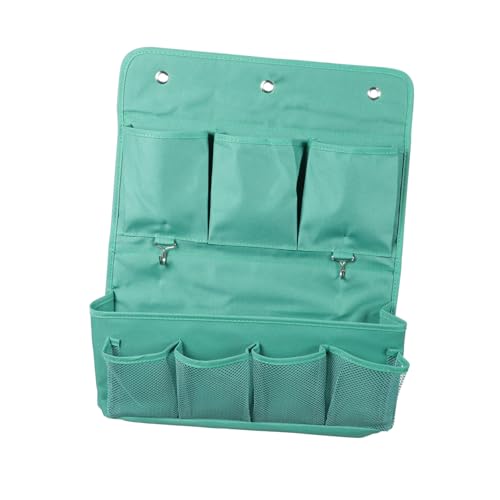 Ipetboom Wandhängende Stoff Aufbewahrungstasche Zweilagig Grün Praktische Tür Organizer Tasche für Büro Schlafzimmer und Zuhause Vielseitig Nutzbar Platzsparend und Ordentlich von Ipetboom