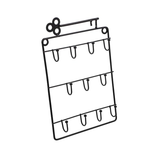 Ipetboom Wandhaken Schlüsselhalter aus Robustem Metall Punchfrei Montierbar Multifunktionaler Wandaufhänger für Schlüssel Taschen Mantel für Flur Küche und Wohnzimmer Schwarz Ipetboom Wandhaken Schlüsselhalter aus Robustem Metall Punchfrei Montierbar Multifunktionaler Wandaufhänger für Schlüssel Taschen Mantel für Flur Küche und Wohnzimmer Schwarz von Ipetboom