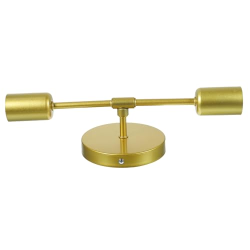 Ipetboom Wandlicht Licht Wandleuchte aus Rustikales Design für Flur Wohnzimmer und Bad Langlebige Wandlampe Gold ohne Leuchtmittel Ipetboom Wandlicht Licht Wandleuchte aus Rustikales Design für Flur Wohnzimmer und Bad Langlebige Wandlampe Gold ohne Leuchtmittel von Ipetboom