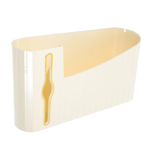 Ipetboom Wandmontierter Müllbeutelhalter aus Robustem Pet Großer Kapazität Praktischer Hänge organizer für Müllsäcke Platzsparende Küche Einfache Installation Weiß für von Ipetboom