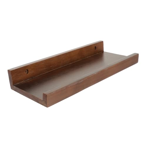 Ipetboom Wandregal aus Holz Multifunktionales Schwebendes Wandboard mit Lippe Platzsparendes Mini hängeregal für Schlafzimmer und Küche Rustikales Farmhouse Design Stabiles Regalbrett für von Ipetboom