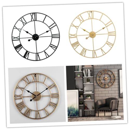 Ipetboom Wanduhr im Retro Stil Geräuschlose Große Wanddekoration für Wohnzimmer und Schlafzimmer aus Hochwertigem Material Installieren Entfernen für Kreative Inneneinrichtungen Ipetboom Wanduhr im Retro Stil Geräuschlose Große Wanddekoration für Wohnzimmer und Schlafzimmer aus Hochwertigem Material Installieren Entfernen für Kreative Inneneinrichtungen von Ipetboom