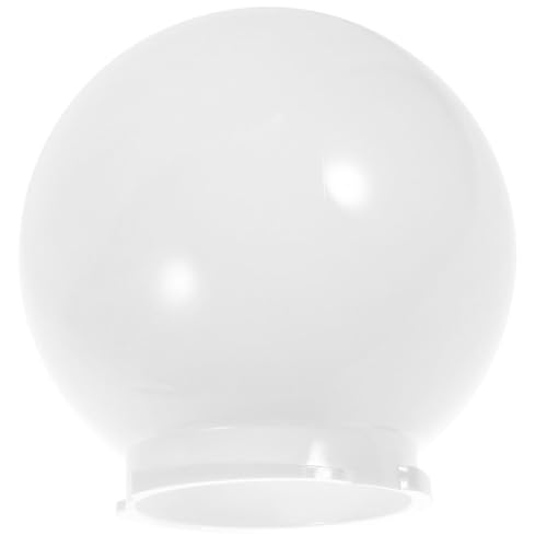 Ipetboom Wasserdichter Acryl Lampenschirm Kugelform Schutzabdeckung für Außenlampen Garten Terrasse Patio UV beständig Langlebig von Ipetboom