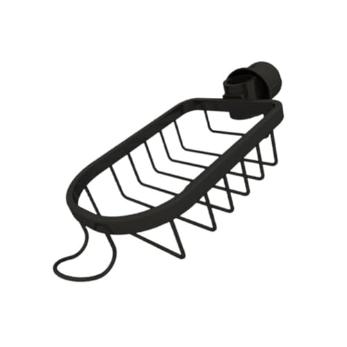 Ipetboom Wasserhahn Organizer aus Aluminium mit Ablagefach Abnehmbarem Schwammhalter und Ablaufregal für Küchenspüle Werkzeugfreie Montage Robust und Einfach zu Reinigen von Ipetboom