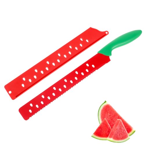 Ipetboom Wassermelonen-schneidemesser aus Edelstahl Multifunktionaler Küchenhelfer mit Gezahnter Klinge Geeignet zum Schneiden von Brot Kuchen und Obst Ergonomisch und Langlebig für Ipetboom Wassermelonen-schneidemesser aus Edelstahl Multifunktionaler Küchenhelfer mit Gezahnter Klinge Geeignet zum Schneiden von Brot Kuchen und Obst Ergonomisch und Langlebig für von Ipetboom