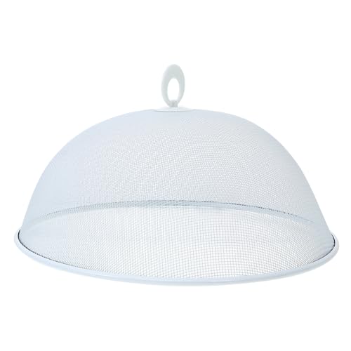 Ipetboom Weißer Runder Food Umbrella aus Langlebige Speisen Abdeckhaube mit Glatten Kanten und Praktischem Griff Schützend gegen und Fruchtfliegen für Haushalt und Buffet Ipetboom Weißer Runder Food Umbrella aus Langlebige Speisen Abdeckhaube mit Glatten Kanten und Praktischem Griff Schützend gegen und Fruchtfliegen für Haushalt und Buffet von Ipetboom