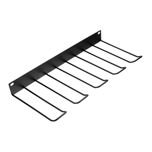 Ipetboom Werkzeughalter Wandmontage Schwerlast Elektrisch Bohrmaschine Organizer mit Haken Schwarz für Garage Werkstatt Power Tool Aufbewahrungsregal Platzsparend Robust von Ipetboom