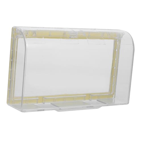 Ipetboom Wetterfeste Außensteckdosenabdeckung aus Robustem Kunststoff Transparente Schutzbox für Doppelte Steckdosen Einfache Montage für Außenbereich und Elektrische Schalter von Ipetboom