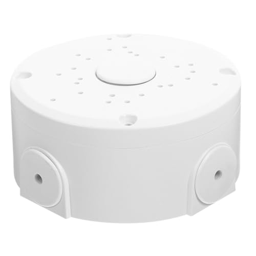 Ipetboom Wetterfeste Runde Abzweigdose mit Kabelmanagement für Außenbereich Montage Wetterbeständig Kabelschutz und Ordentliche Kabelführung von Ipetboom