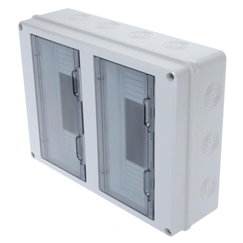 Ipetboom Wetterfeste Staubdichte Aufputz verteilerdose mit Schutz vor Regen und Staub Wetterfeste Außen elektrobox für Hausstromverteilung Robustes Langlebiges Gehäuse für Sichere von Ipetboom