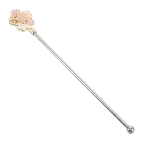 Ipetboom Wiederverwendbare Swizzle Sticks mit Kirschblüten Design für Cocktails Kaffee Tee für Partys Hochzeiten und Heimbar Deko von Ipetboom