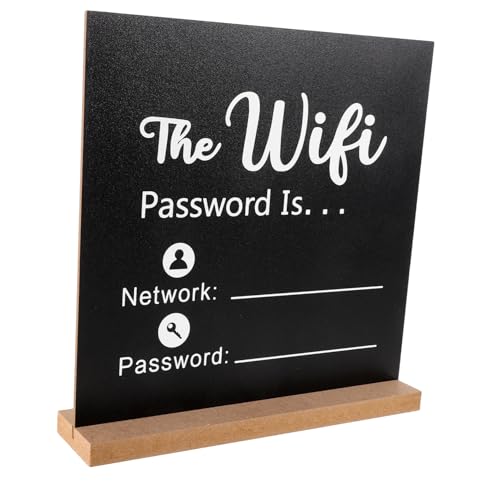 Ipetboom Wlan Passwortschild aus Holz mit Beschreibbarer Oberfläche Stabiles Desktop Wifi schild Wiederverwendbares Wifi Passwort display für Zuhause Büro und Gästezimmer Vielseitige Ipetboom Wlan Passwortschild aus Holz mit Beschreibbarer Oberfläche Stabiles Desktop Wifi schild Wiederverwendbares Wifi Passwort display für Zuhause Büro und Gästezimmer Vielseitige von Ipetboom