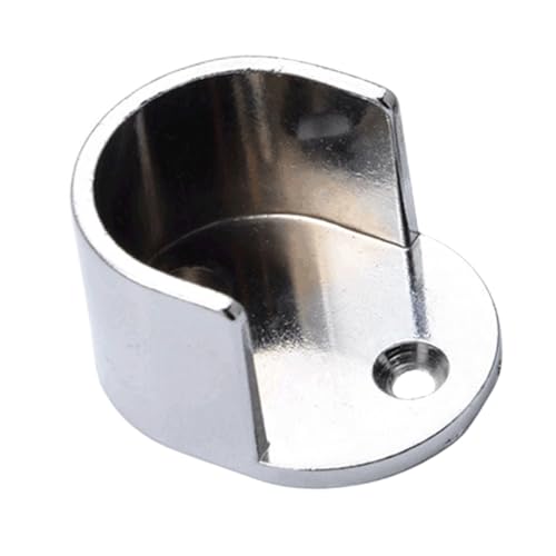 Ipetboom Zinklegierung Flansch Stangenhalter Rostfrei für Kleiderschrank und Dusche Minimalistisches Design Einfache Installation für Badezimmer und Garderobe Ipetboom Zinklegierung Flansch Stangenhalter Rostfrei für Kleiderschrank und Dusche Minimalistisches Design Einfache Installation für Badezimmer und Garderobe von Ipetboom