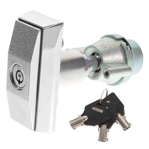 Ipetboom Zinklegierung T-griff Schloss mit Schlüssel Multifunktionales Einbauschloss für Verkaufsautomaten Snack Süßigkeitenautomaten Hohe Langlebig und Robust Ersatzschloss für Candy Ipetboom Zinklegierung T-griff Schloss mit Schlüssel Multifunktionales Einbauschloss für Verkaufsautomaten Snack Süßigkeitenautomaten Hohe Langlebig und Robust Ersatzschloss für Candy von Ipetboom