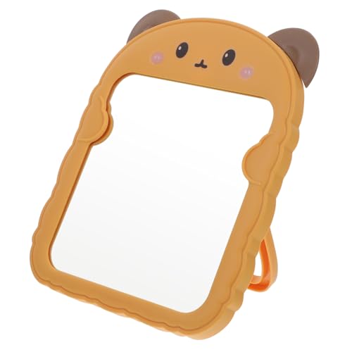 Ipetboom Faltbarer Schminkspiegel Mit Ständer Kosmetikspiegel Mit Katzenohren Für Tisch Und Hand Tragbarer Spiegel Für Unterwegs Hohe Klarheit Und Platzsparendes Design von Ipetboom