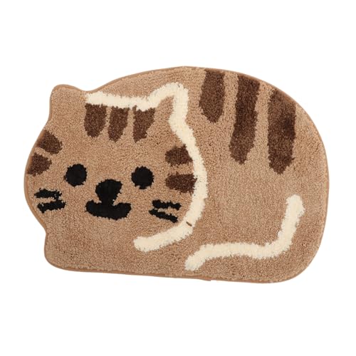Ipetboom rutschfeste Cartoon Bodenmatte mit Hoher Wasseraufnahme Weicher Polyester TPR Teppich für Schlafzimmer und Bad Dekorativer Katzen Design Fußmatte Langlebig und Praktisch Ipetboom rutschfeste Cartoon Bodenmatte mit Hoher Wasseraufnahme Weicher Polyester TPR Teppich für Schlafzimmer und Bad Dekorativer Katzen Design Fußmatte Langlebig und Praktisch von Ipetboom